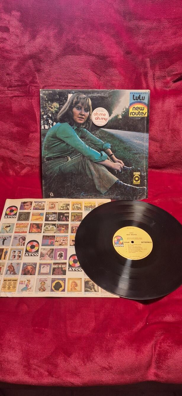 1970 Lulu New Routes Atco LP SD 33-310- Shrink w/hype- "Oh me, Oh my"- notched